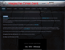 Tablet Screenshot of magischecirkelgent.be